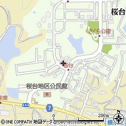 和歌山県岩出市桜台72周辺の地図