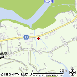 和歌山県伊都郡かつらぎ町東渋田521周辺の地図