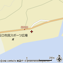 広島県尾道市因島原町257周辺の地図