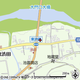和歌山県伊都郡かつらぎ町東渋田373周辺の地図