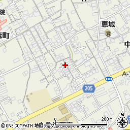 香川県丸亀市津森町426-9周辺の地図