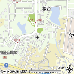 和歌山県岩出市桜台112周辺の地図