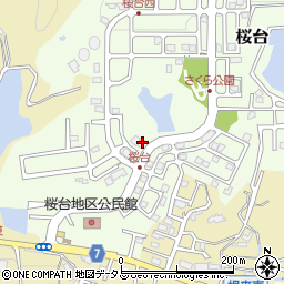 和歌山県岩出市桜台70周辺の地図