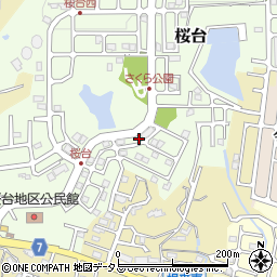 和歌山県岩出市桜台87周辺の地図