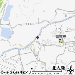 和歌山県岩出市北大池282周辺の地図