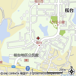 和歌山県岩出市桜台69周辺の地図