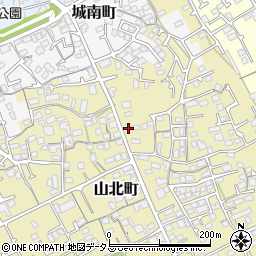 香川県丸亀市山北町821周辺の地図