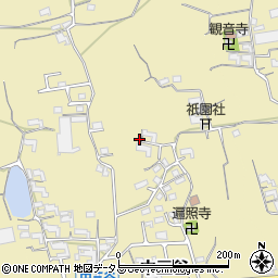 和歌山県紀の川市中三谷594周辺の地図