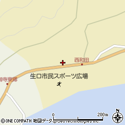 広島県尾道市因島原町63周辺の地図