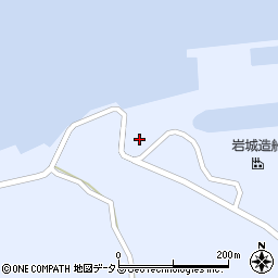 愛媛県越智郡上島町岩城4681周辺の地図