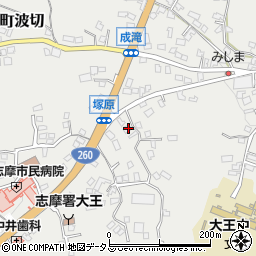 三重県志摩市大王町波切1692周辺の地図
