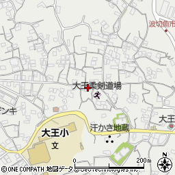 三重県志摩市大王町波切467周辺の地図