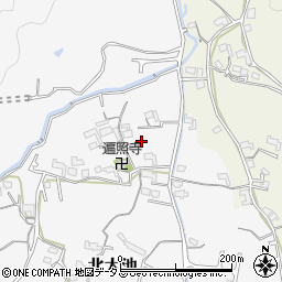 和歌山県岩出市北大池214周辺の地図