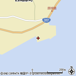 広島県尾道市因島原町719周辺の地図
