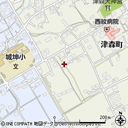 香川県丸亀市津森町979周辺の地図