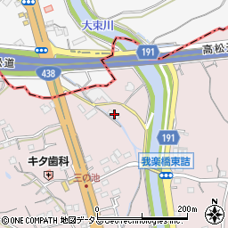 香川県丸亀市飯山町東坂元591-1周辺の地図