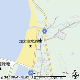 和歌山県和歌山市加太1667周辺の地図