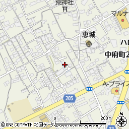 香川県丸亀市津森町120周辺の地図