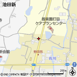 和歌山県紀の川市北勢田220周辺の地図
