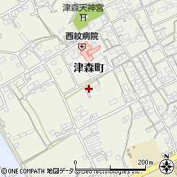 香川県丸亀市津森町522周辺の地図