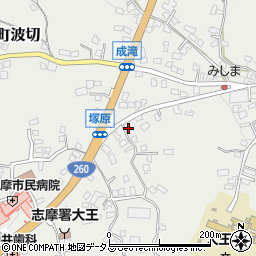 三重県志摩市大王町波切1677周辺の地図