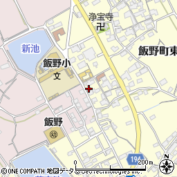 丸亀飯野郵便局 ＡＴＭ周辺の地図