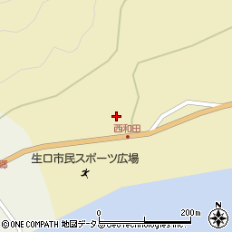 広島県尾道市因島原町381周辺の地図