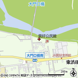 和歌山県伊都郡かつらぎ町東渋田45周辺の地図