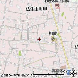 香川県高松市仏生山町581周辺の地図