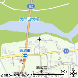 和歌山県伊都郡かつらぎ町東渋田391周辺の地図