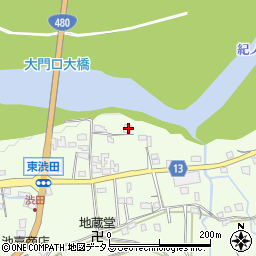 和歌山県伊都郡かつらぎ町東渋田396周辺の地図