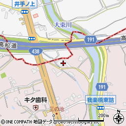 香川県丸亀市飯山町東坂元590-1周辺の地図