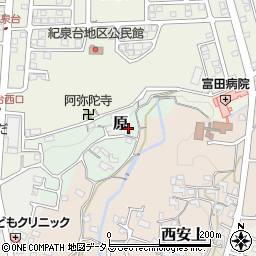 和歌山県岩出市原12周辺の地図