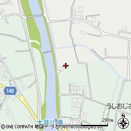 津田川周辺の地図