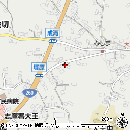 三重県志摩市大王町波切1674周辺の地図