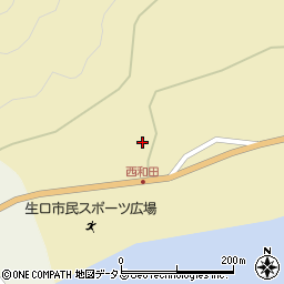 広島県尾道市因島原町55周辺の地図