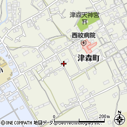 香川県丸亀市津森町586周辺の地図
