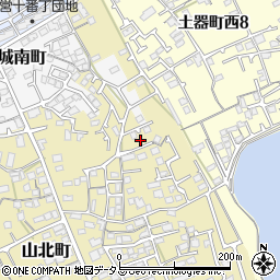 香川県丸亀市山北町893-3周辺の地図