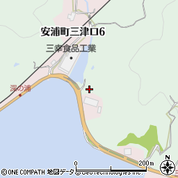 広島県呉市安浦町大字三津口1819周辺の地図
