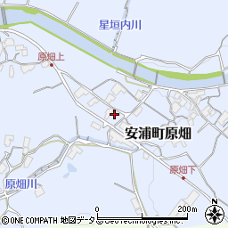 広島県呉市安浦町大字原畑512周辺の地図