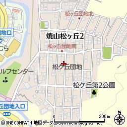 広島県呉市焼山松ヶ丘周辺の地図