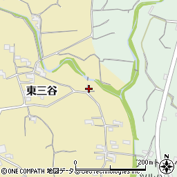 和歌山県紀の川市東三谷341周辺の地図