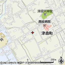 香川県丸亀市津森町587-1周辺の地図