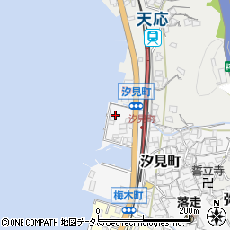 広島県呉市汐見町周辺の地図
