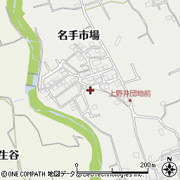 和歌山県紀の川市名手市場1257周辺の地図