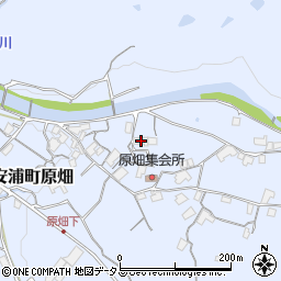 広島県呉市安浦町大字原畑388-2周辺の地図