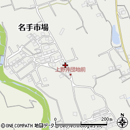 和歌山県紀の川市名手市場1232周辺の地図