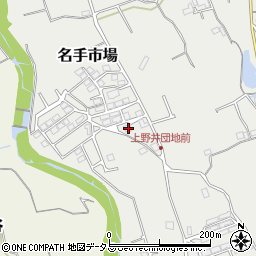 和歌山県紀の川市名手市場1235周辺の地図