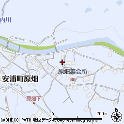 広島県呉市安浦町大字原畑402周辺の地図