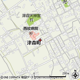 香川県丸亀市津森町576周辺の地図
